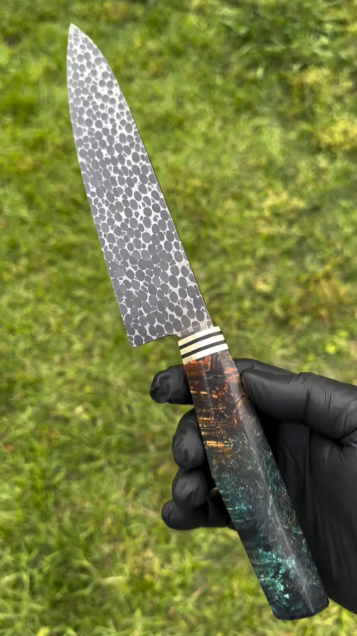 Patterned Chef Knife