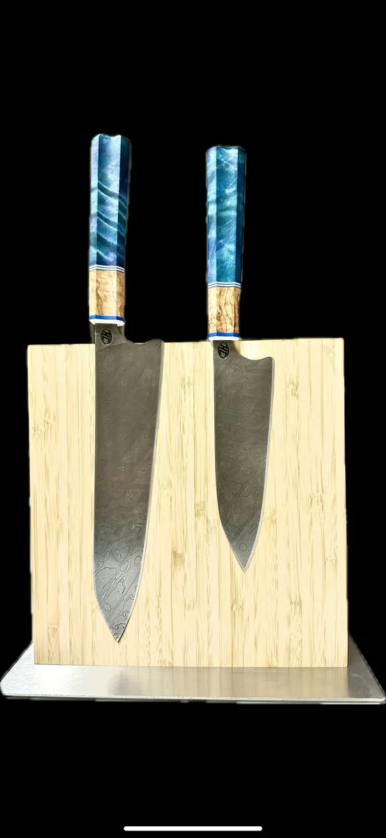 Chef Knife Pair, Blue